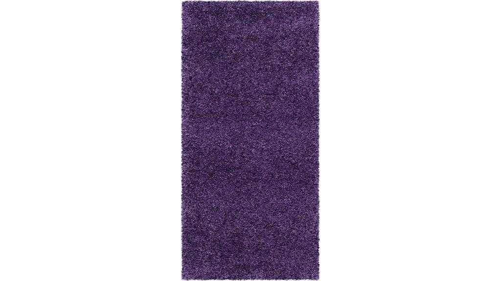 purple milan shag rug