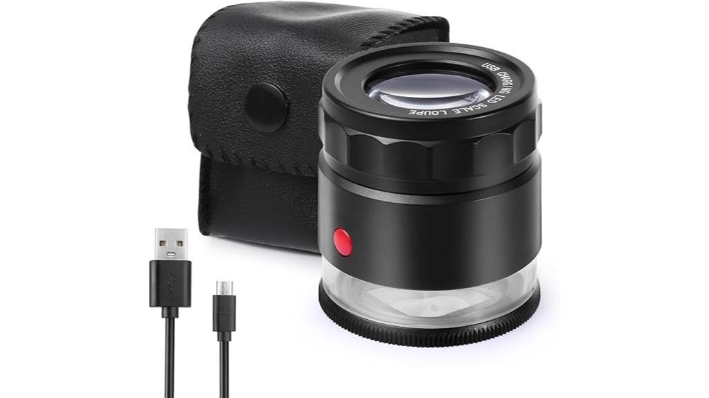 rechargeable usb jewelers loupe