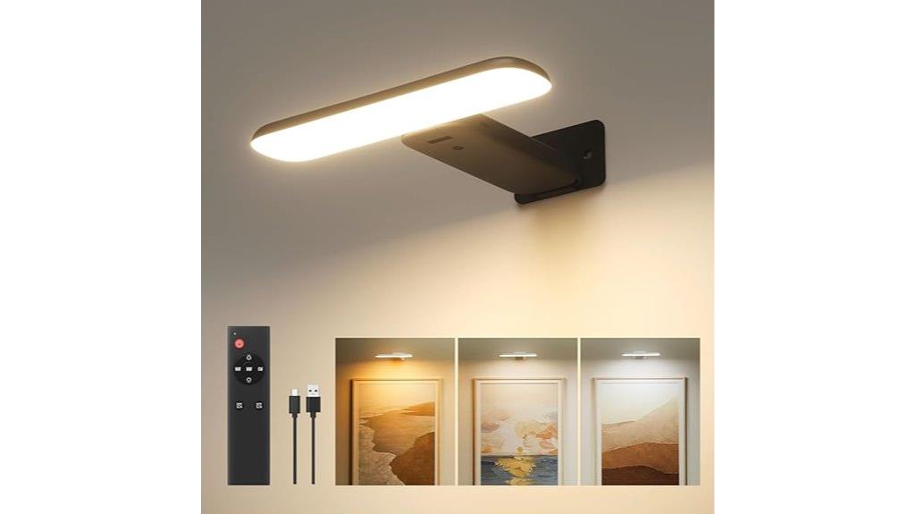 rechargeable wall picture light