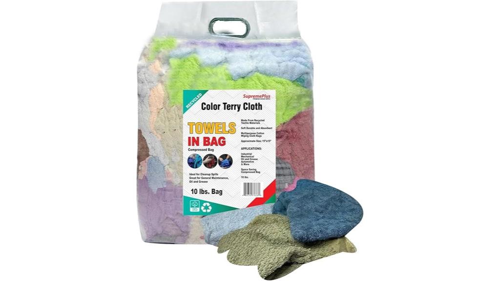 recycled cotton terry rags