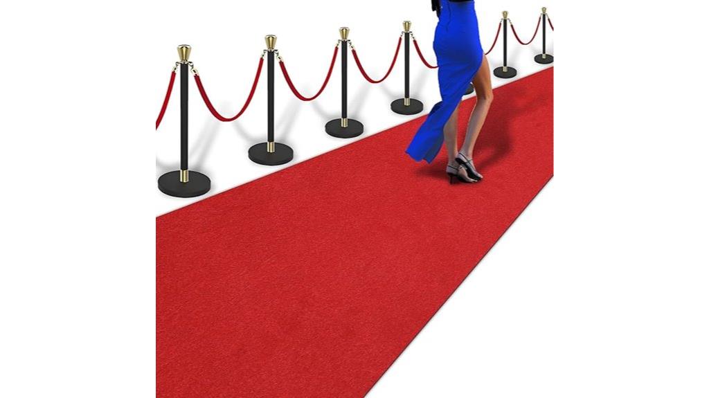 red carpet runner event decor
