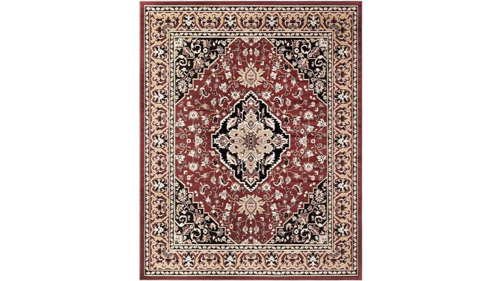 red glendale indoor rug