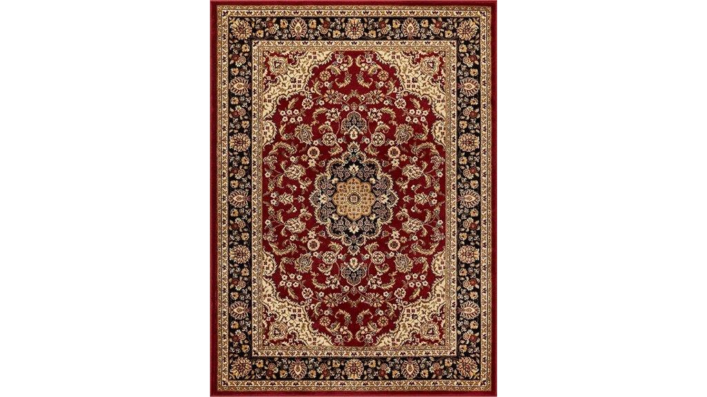 red kashan area rug
