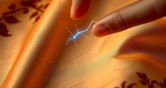 reduce static on silk rugs