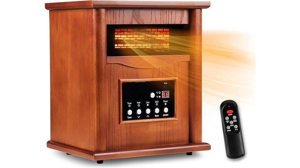 remote controlled infrared heater