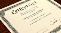 required certificate content details