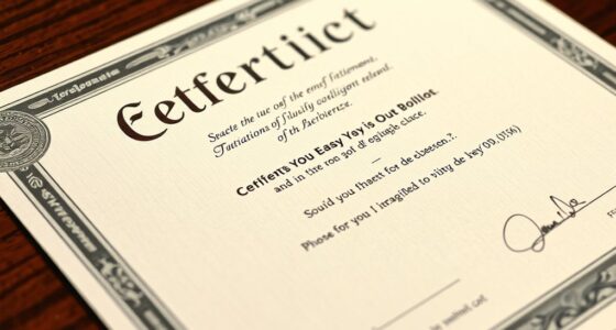 required certificate content details