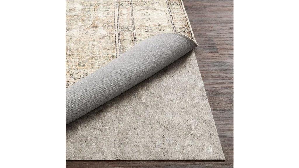 reversible cushioned rug pad