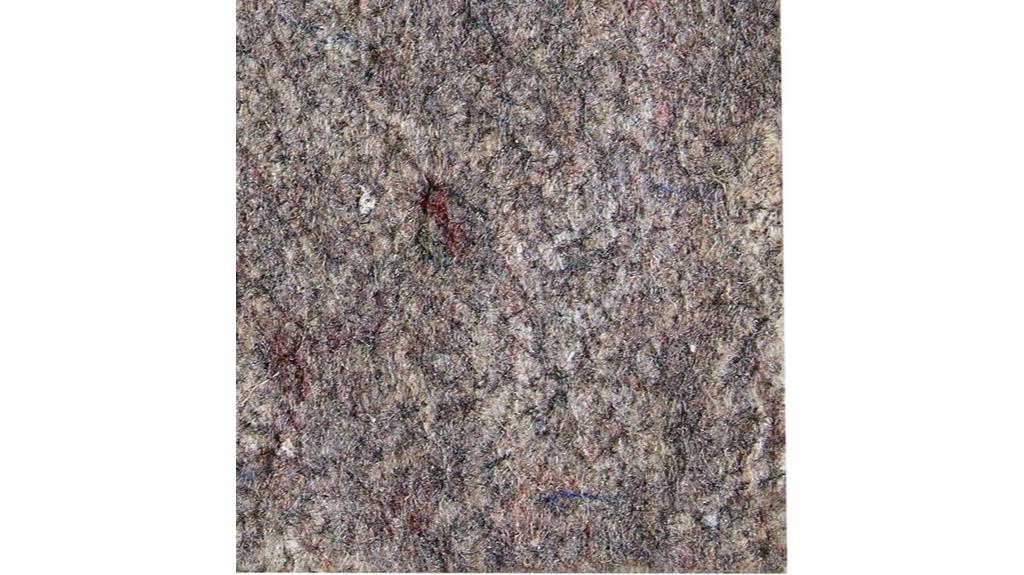 reversible felt rubber rug