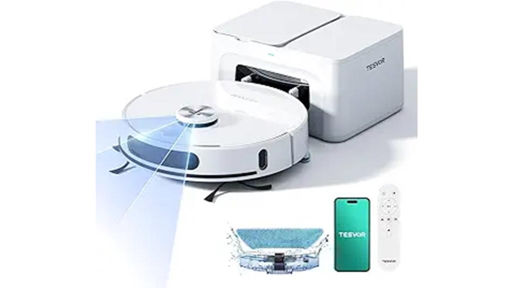 robot vacuum with self emptying