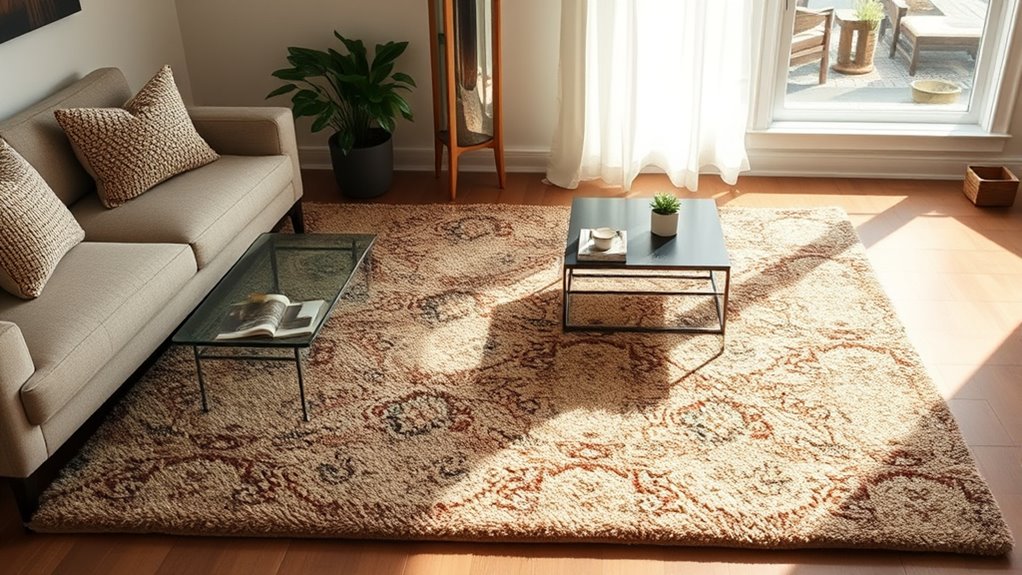 rotate rugs regularly for longevity