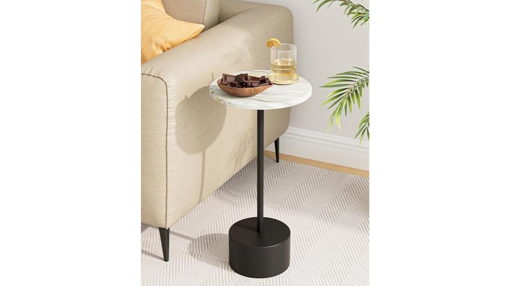 round drink table pedestal