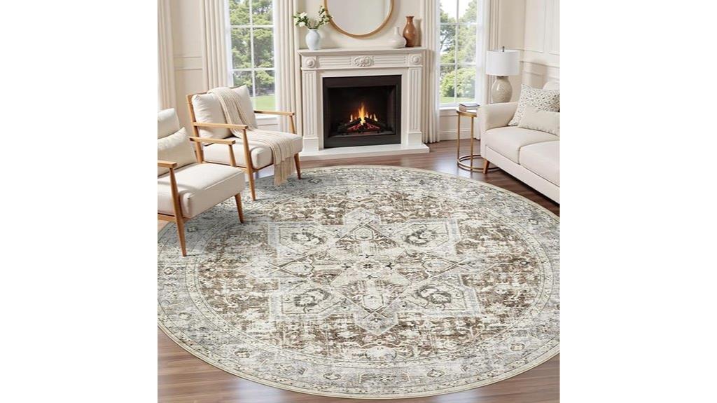 round indoor area rug