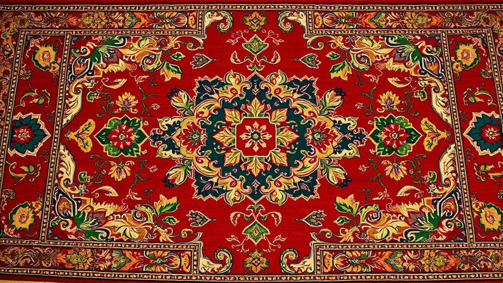 royal mughal rug craftsmanship