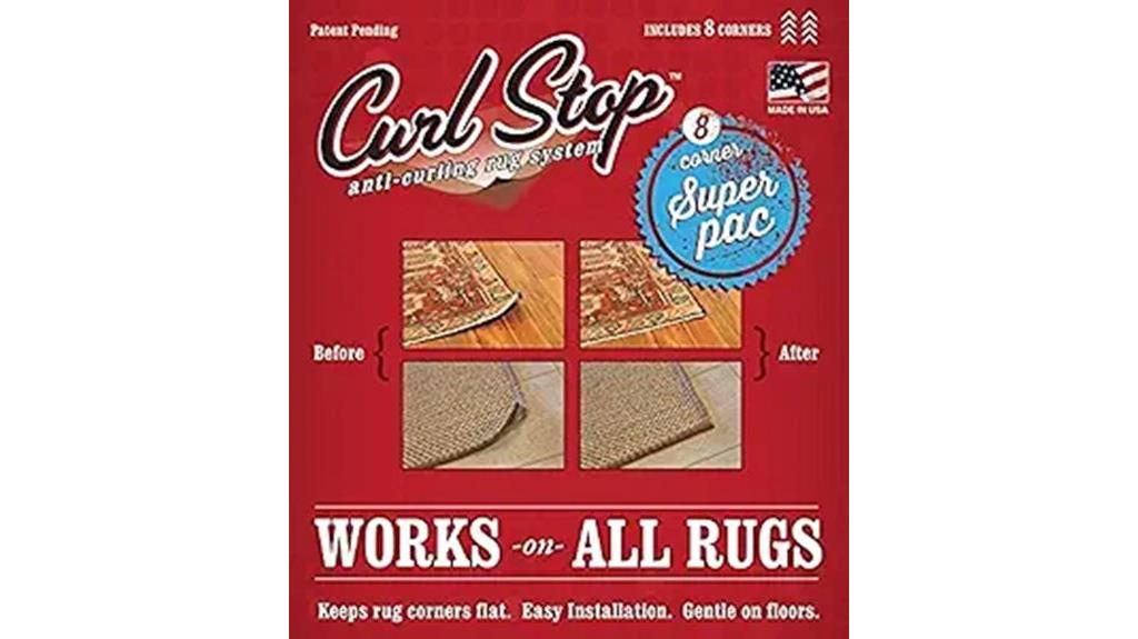 rug anti curling corner set