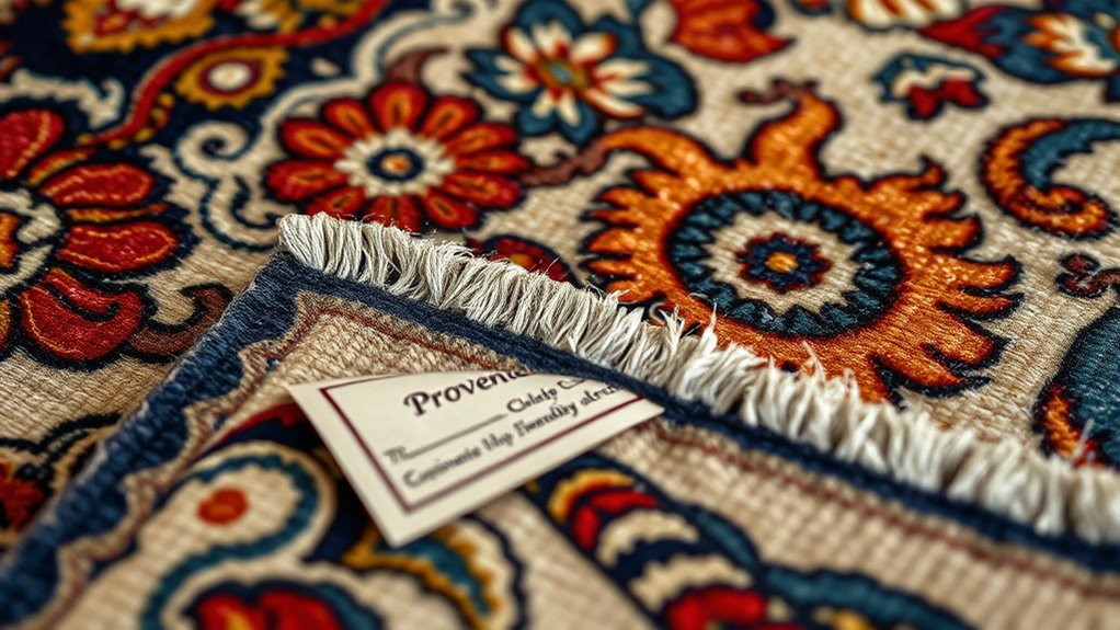 rug authenticity verification methods