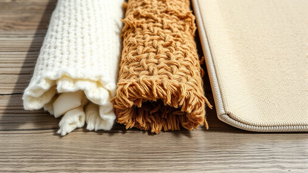 rug backing material comparison