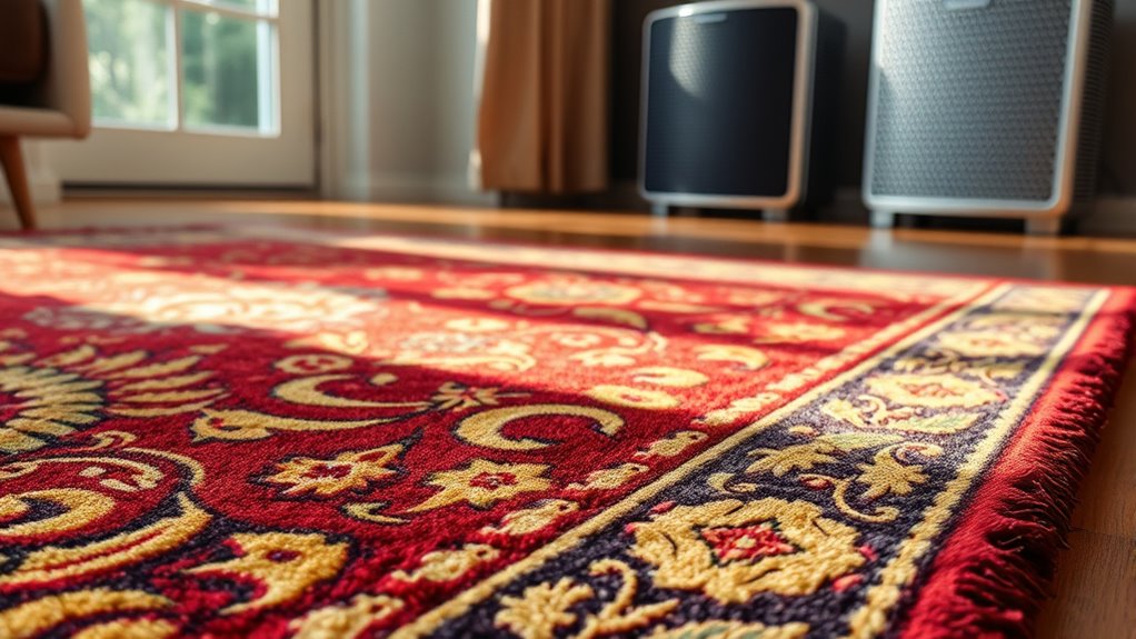 rug care improves air quality