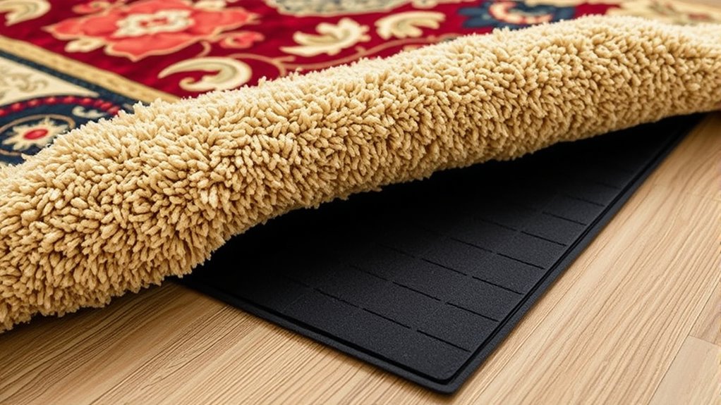rug pad extends carpet