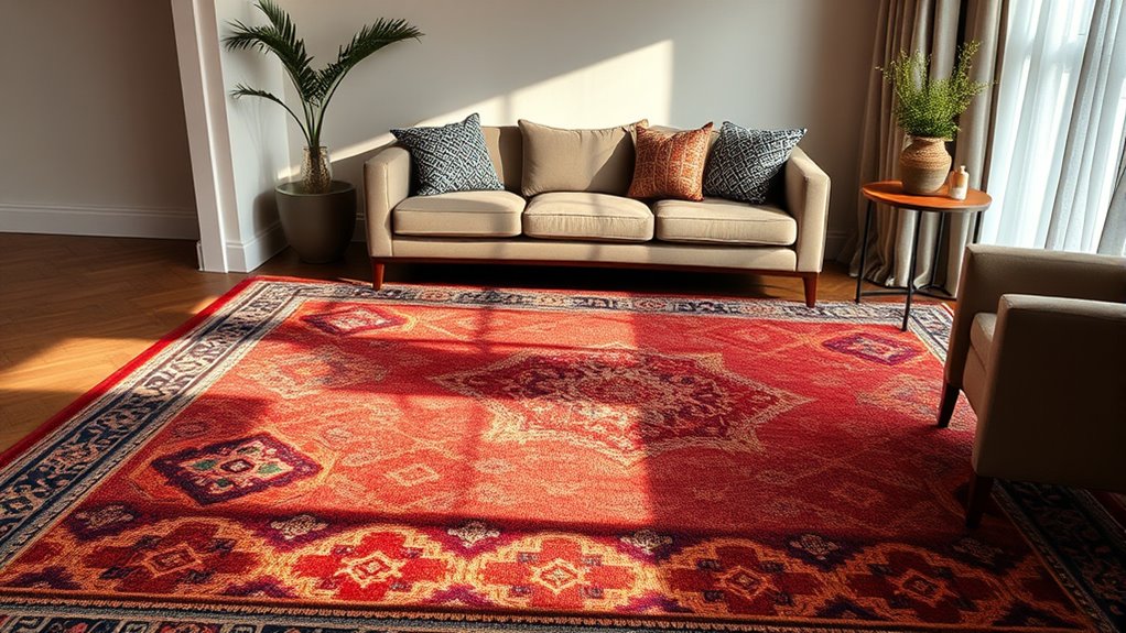 rug patterns enhance feng shui
