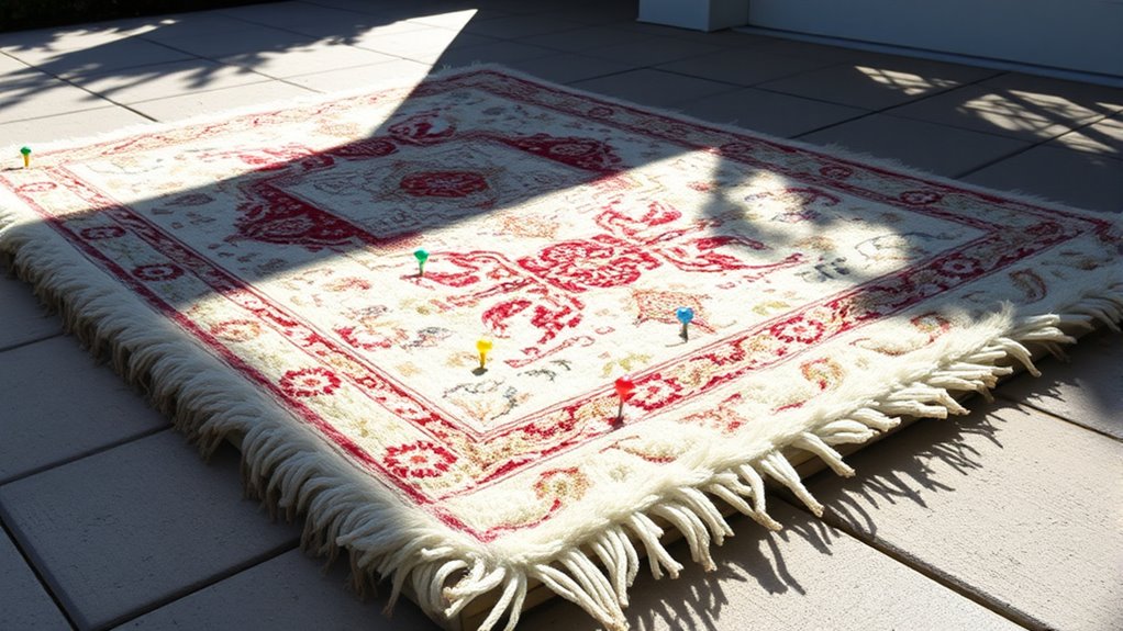 rug shaping and alignment