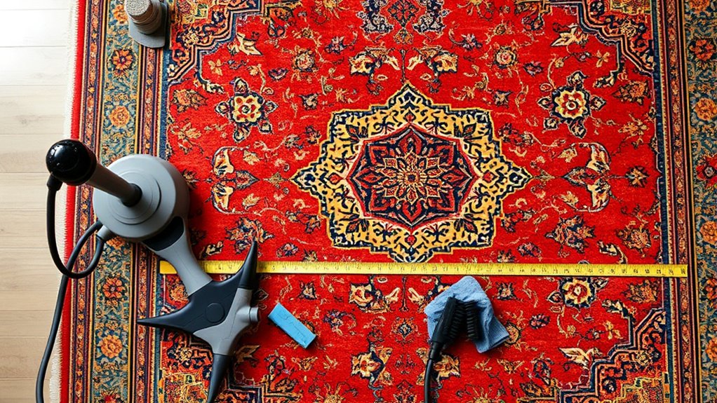 rug size affects cleaning cost