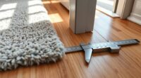 rug thickness and door clearance