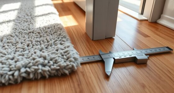 rug thickness and door clearance