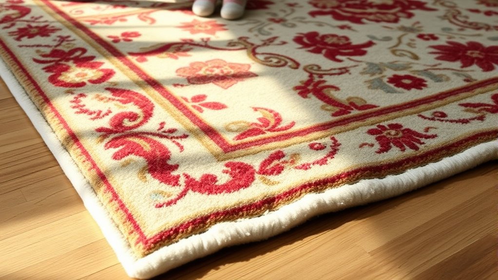 rug wrinkles require stretching