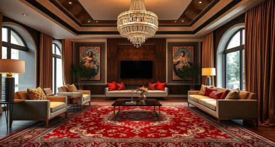 rugs and lighting coordination