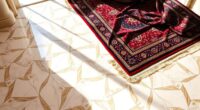 rugs complement marble inlay