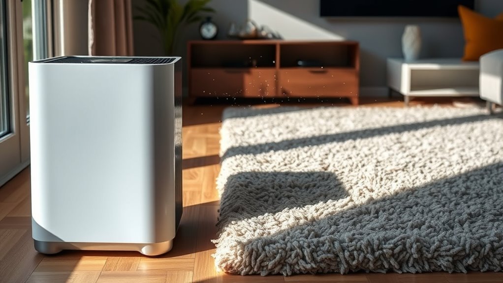 rugs reduce dust accumulation