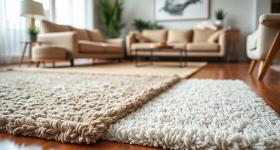 rugs reduce sound echoes
