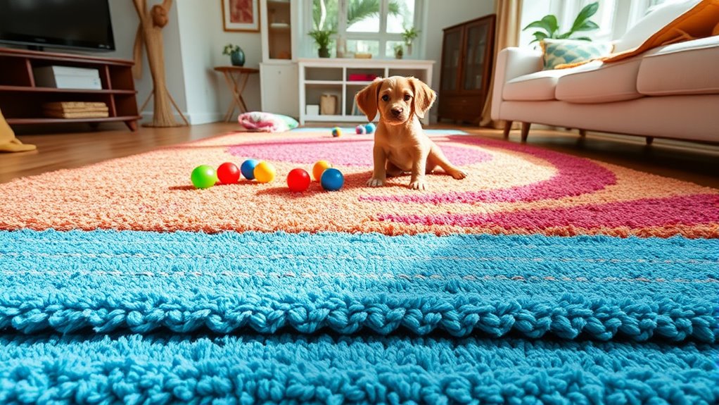 safe durable easy care rug