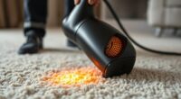 safe low heat carpet drying