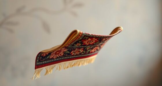 safely display antique rugs
