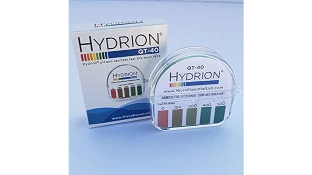 sanitizer test tape