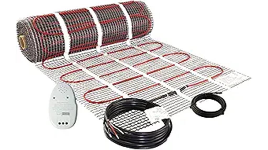 self adhesive floor heating mat