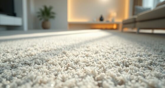 self cleaning carpet fibers