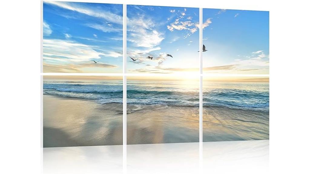 set of six sound panels