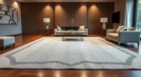 shiny metallic thread rugs