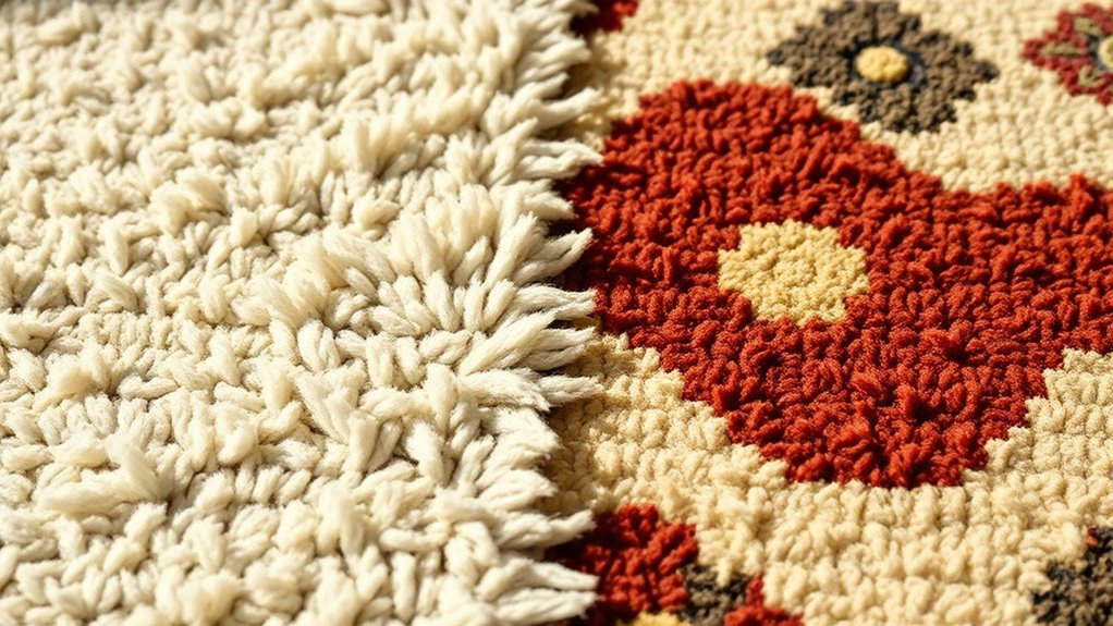 signs of uneven rug wear