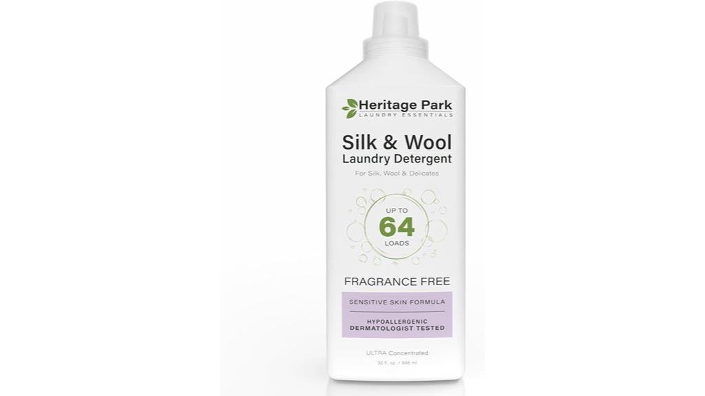 silk and wool detergent