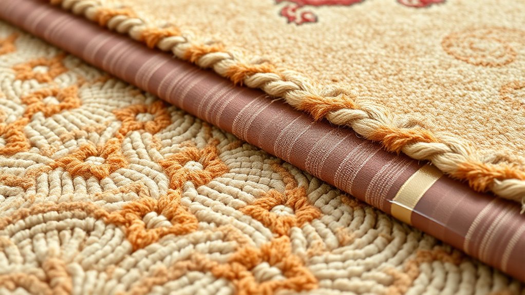 silk carpet rug tapes