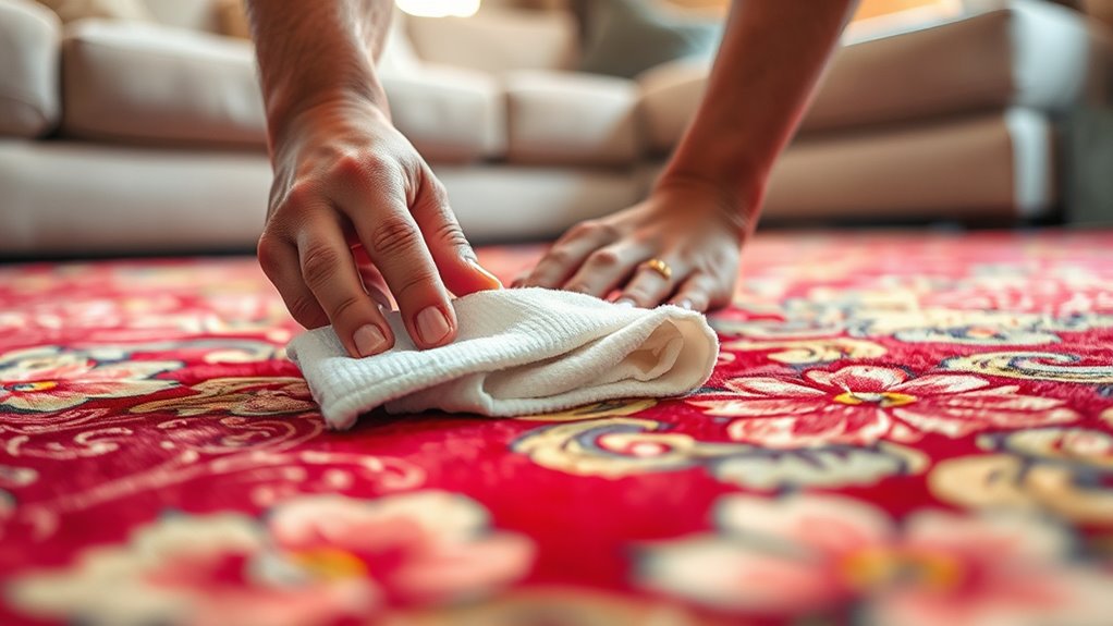 silk carpet stain prevention