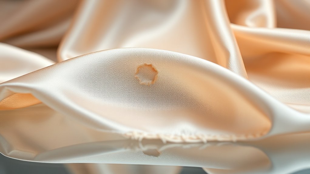silk damage from improper cleaning
