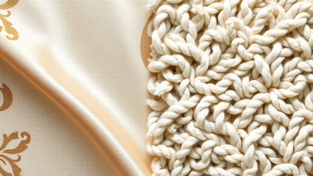 silk delicate wool resilient