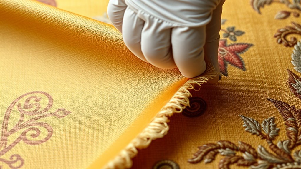 silk fabric restoration techniques
