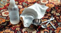 silk rug cleaning supplies