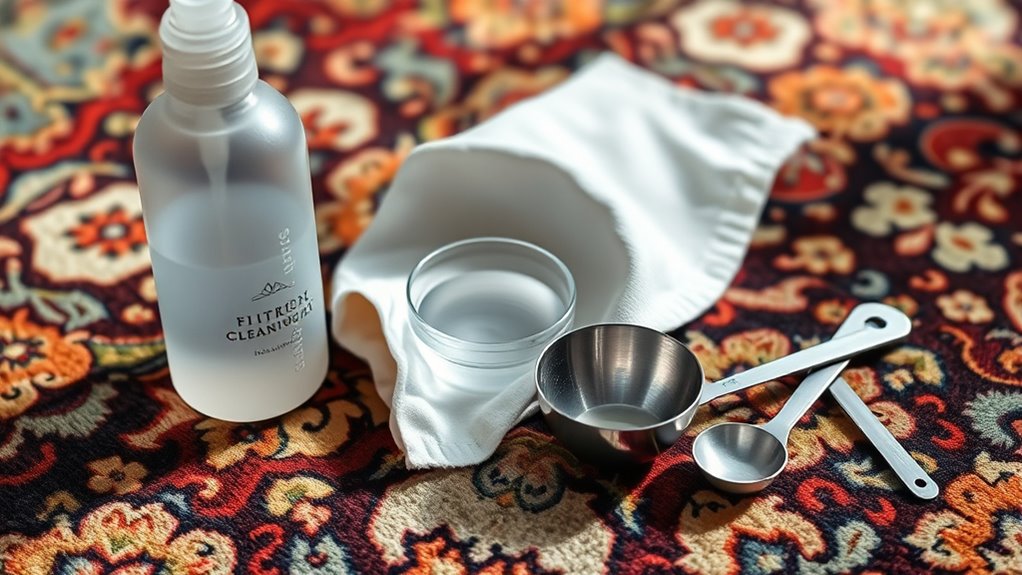 silk rug cleaning supplies